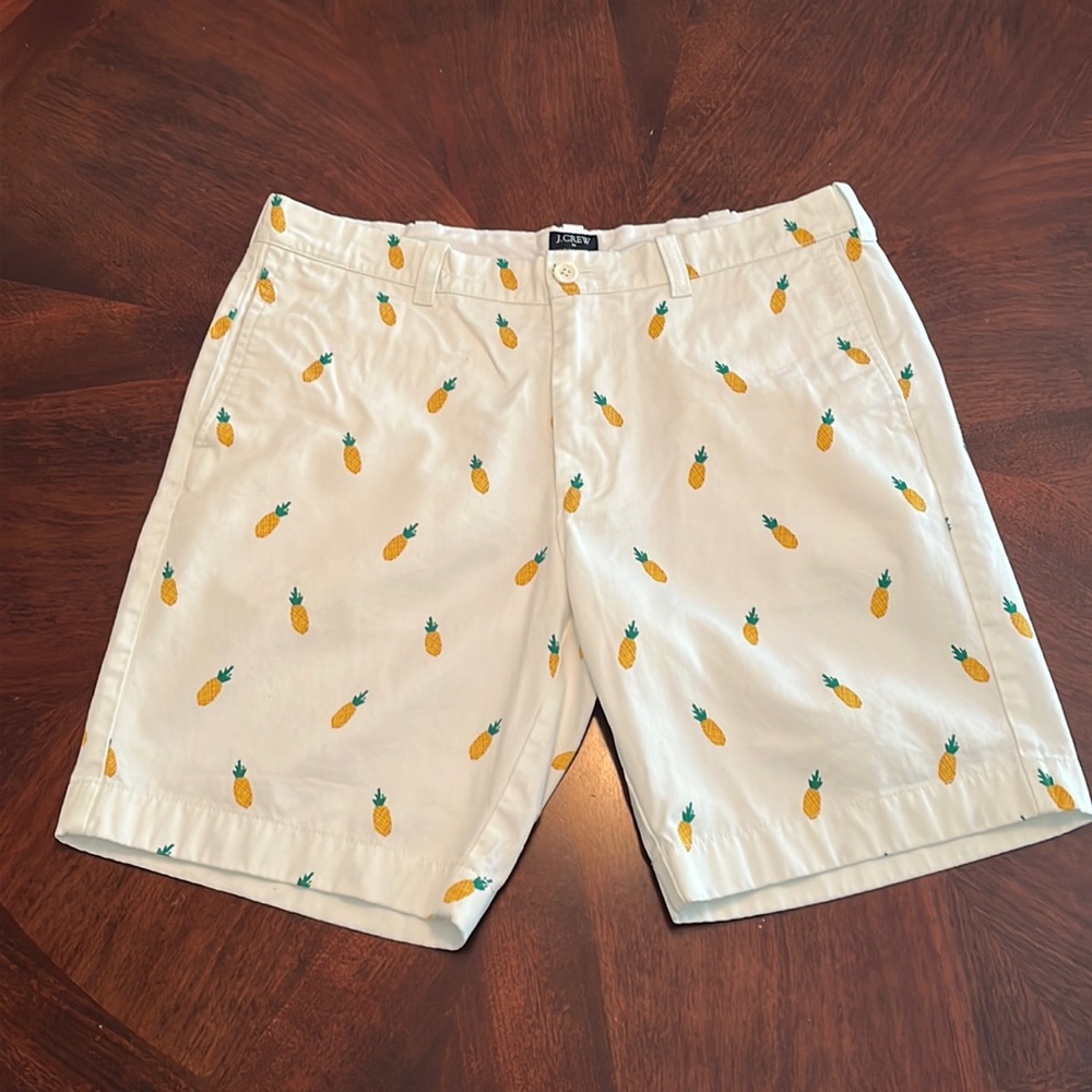 J. Crew Gramercy Pineapple Shorts. 34